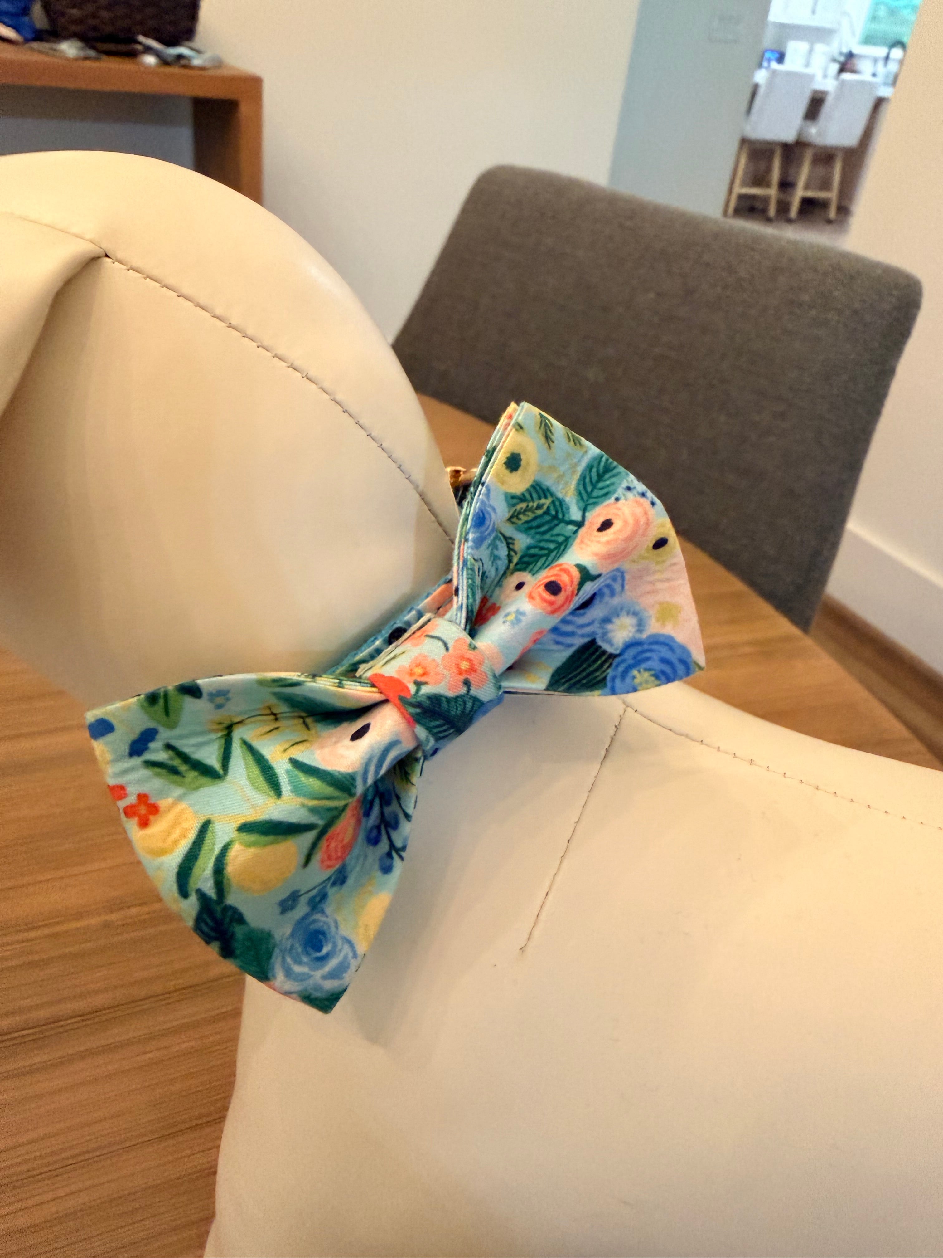 Garden Floral Bow Tie